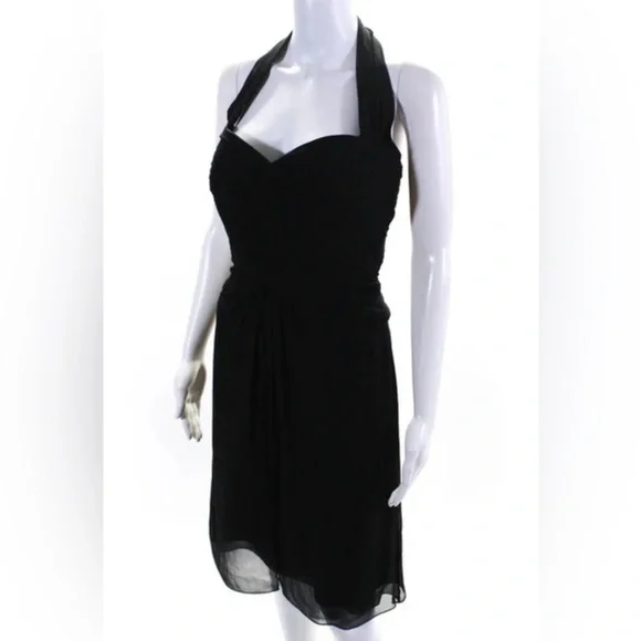NWT Tadashi Neiman Marcus 100% silk strapless dress 10